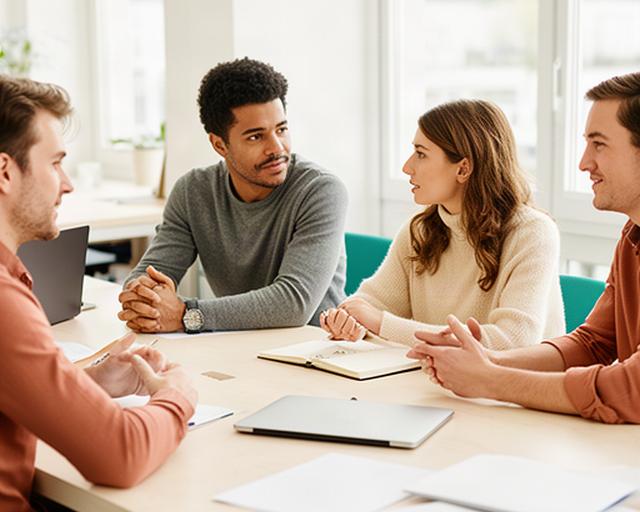 Schweizer KMU-Team bespricht CRM-Prozesse an einem hellen Arbeitstisch in Brugg